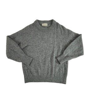 Everlane Alpaca Merino Sweater Small Pullover Gray Soft Comfortable